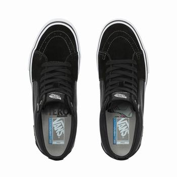 Panske Kotnikove Tenisky Vans X Anti Hero Sk8-Mid Pro Čierne VA71IVBZX